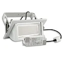 ISOLED LED Shop-Downlight BOX, 32W, ColorSwitch 3000|4000|6000K, 4600lm, IP65, dimmbar, schwenkbar, weiß