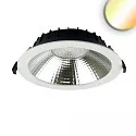 LED Downlight REFLEKTOR COLORSWITCH, IP44, Ø 19cm, 12W 3000/4000/6000K 60°, 150lm/W, UGR<19, dimmbar