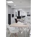 ISOLED LED Panel PROFESSIONAL LINE, IP42, 30.8x124.5cm, 36W 4000K 4550lm 120°, UGR<19 4H/8H, schaltbar, verkehrsweiß