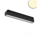 LED Linearleuchte LINE+ 30cm für NV-Schienensystem TRACK48, 48V DC, 10W 3000K 120°, CRI90, schaltbar, schwarz