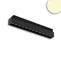 LED Raster-Leuchte GRID LINE+ 32cm für NV-Schienensystem TRACK48, 48V DC, 18W 3000K 36°, CRI90, UGR<19, schaltbar, schwarz