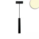 LED Pendelleuchte PIPE für NV-Schienensystem TRACK48, 31cm / Ø 3.2cm, 48V DC, CRi> 90, UGR<19, schaltbar, 7W 3000K 36°
