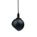 ISOLED LED Hängeleuchte BALL FOKUS für NV-Schienensystem TRACK48, 48V DC, 12W 3000K 60°, CRI90, schwenkbar, schaltbar, schwarz