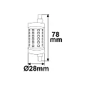 ISOLED LED linear lamp R7s 78mm 830 DIM clear 7,5W 78-850lm 3000K 360° CRI 80-89 dimmable