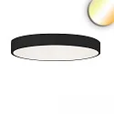 LED Deckenleuchte RUND, IP42, Ø 100cm, 80/100W (multi) 2700/3000/4000K (CCT Switch) 11800lm, UGR<19 2H, dimmbar, schwarz