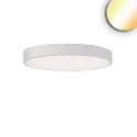 LED Deckenleuchte RUND, IP42, Ø 60cm, 40/50W (multi) 2700/3000/4000K (CCT Switch) 5800lm, UGR<19 2H, dimmbar, weiß
