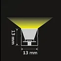 ISOLED fully siliconised LED strip NEONPRO935 CUSTOM B13H13 2-pole