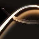 Outdoor LED Strip NEONPRO930 CUSTOM B13H13, IP67, 140 LED/m, 24V DC, 12W/m 3000K, 500cm / 1.3cm, inkl. Clips