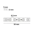 ISOLED LED Strip HEQ MICRO SKYBLUE, IP20, 120 LED/m, 24V DC, 10W/m himmelblau, 500cm / 0.5cm