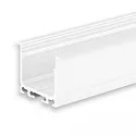 LED Einbauprofil DIVE24 FLAT, Aluminium pulverbeschichtet, 200cm, weiß RAL9010