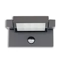 ISOLED LED Außenwandleuchte mit PIR Bewegungs-/Helligkeitssensor (einstellbar), IP65, 12W 3000K 1000lm 90°, neigbarer Kopf