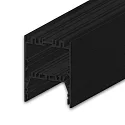 LED Leuchtenprofil LAMP40, Aluminium, pulverbeschichtet, 300cm, schwarz