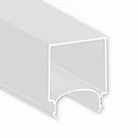 accessories profile cover COVER63 OPAL+ U-SHAPE (LAMP30 V1 + V2), opal 200cm