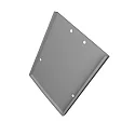 Zubehör für Profil LAMP40 - Endkappe EC115, 2 Stk., mit Lichtfalle, silber