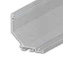 LED Eckprofil CORNER20 V3, für LED Strips bis 2cm Breite, Neigung 45°, Aluminium eloxiert, 200cm
