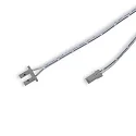 Zubehör für Profil SURF12 FLAT - Endkappe mit Einspeiser für FC-Flexband 12V DC, 50cm Kabel + MiniAmp-Stecker, max. 3A, grau