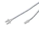Zubehör für Profil SURF12 FLAT - Endkappe mit Einspeiser für FC-Flexband 12V DC, 50cm Kabel + MiniAmp-Stecker, max. 3A, weiß