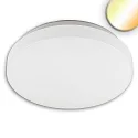 LED Außendeckenleuchte DN410 mit HF-Sensor, IP64, rund, Ø 41cm