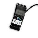junction box 0,5-2,5MM², MAX. 450V/16A 5-pole, wired through, black