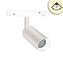 LED Schienenstrahler für NV-Schienensystem TRACK48, 48V DC, 16W, CRI90, UGR<19, schwenkbar, DALI dimmbar, 3000K 30°, weiß