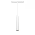 LED Hängeleuchte PIPE für NV-Schienensystem TRACK48, 31cm / Ø 4.5cm, 48V DC, CRI90, UGR<19, DALI dimmbar, 15W 3000K 36°