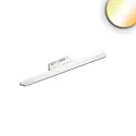 LED 3-Phasen Linearleuchte PHASE, 60cm, 32W 3000/3500/4000K (CCT Switch) 120°, CRi>90, prismatisch, dimmbar, weiß