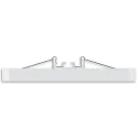 ISOLED LED Aufbau-/Einbauleuchte FLEX PRO 300x300, IP44, eckig, 30cm, 22W 3000-4000K (CCT Switch) 2640lm (120lm/W), dimmbar, weiß