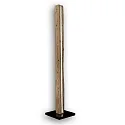 LED Upcycling-Stehleuchte WÜDSCHNAU HOIZ, 1900-4000K (Tunable White), Tiroler Altholz / Standfuß schwarz
