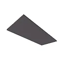 Akustikabsorber H25 für Leuchtenrahmen mit Innenformat 59.2 x 150cm, anthrazit