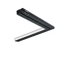 ISOLED LED Eckleuchte LINE+ ON-OFF für NV-Schienensystem TRACK 48, vertikal, 48V, CRi >90, schaltbar, 20W 3000K 120°, schwarz