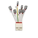 Einspeiseadapter für FASTFIX R PRO LED Linearsystem, 7-polig, 16A, weiß