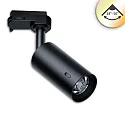 LED 3-Phasen Strahler SELECT PHASE, IP20, 4-8W (multi) 2700-5000K (CCT-Switch) 650lm 18°-50°, CRi>90, UGR<19, dimmbar, schwarz