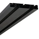 ISOLED LED Gardinenprofil CURTAIN 10 DOUBLE, 2-längig, 200cm, schwarz