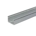 Aluprofil für WALLWASHER Flexband, 97cm, vorgebohrt, 1-längig, silber