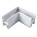 Eckverbinder HALON 90°, 1-längig, geschweißt, silber