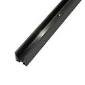 ISOLED Gardinenprofil CURTAIN ONE FLAT, 1-längig, 200cm, schwarz