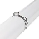 ISOLED linear luminaire HP2 IP69K, opal, white  50W 8300lm 6000K CRI 80-89 150cm