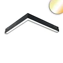 track corner luminaire TRACK48 horizontal IP20, black dimmable