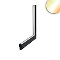 track corner luminaire TRACK48 vertacal IP20, black dimmable