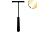LED Schienen-Hängeleuchte TRACK48 PIPE, 36°, 7W, 1800-4000K, 500lm, UGR<19, IP20, DALI DT8, schwarz