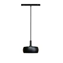 ISOLED track pendant luminaire TRACK48 CIRCLE IP20, black dimmable