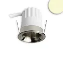 LED Einbaustrahler BACK32, rund, 36°, 5W, 3000K, 350lm, IP20, dimmbar, nickel gebürstet