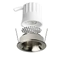 ISOLED LED Einbaustrahler BACK32, rund, 36°, 5W, 3000K, 350lm, IP20, dimmbar, nickel gebürstet