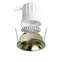 ISOLED LED Einbaustrahler BACK32, rund, 36°, 5W, 2700K, 320lm, IP20, dimmbar, messing gebürstet