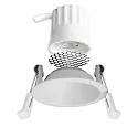 ISOLED LED Einbaustrahler BACK45, rund, 36°, 5W, 2700K, 320lm, IP20, dimmbar, weiß