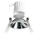 ISOLED LED Einbaustrahler BACK45, rund, 36°, 5W, 2700K, 320lm, IP20, dimmbar, chrom