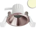LED Einbaustrahler BACK45, rund, 36°, 5W, 3000K, 350lm, IP20, dimmbar, rosegold