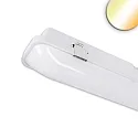 damp-proof luminaire SL POWERSWITCH ON-OFF - 60CM / 14-20W impact resistant, switchable, multipower IP66, light grey 