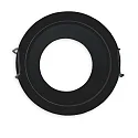 Einbaurahmen für MR11/GU10 Mini Spots, rund, schwarz