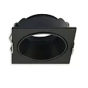 ISOLED Einbaurahmen für MR11/GU10 Mini Spots, eckig, schwarz